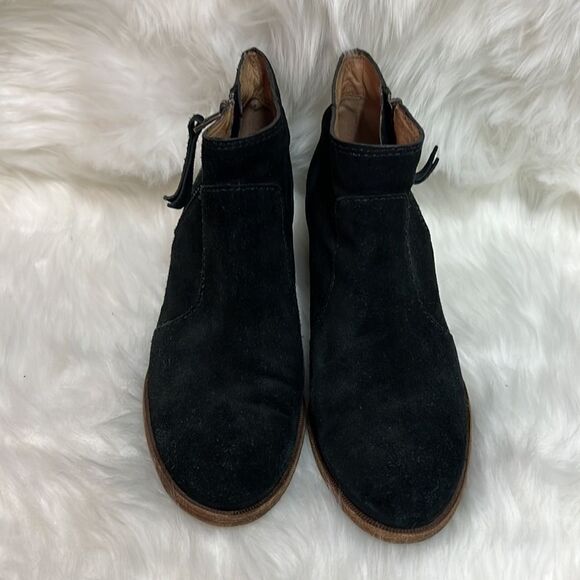 Madewell The Janice Boot in Black Suede Size 9 D21 - Picture 4 of 10